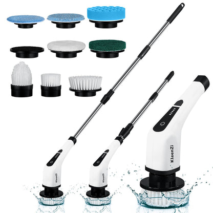 Scrublies™ Pro Electric Scrubber with Adjustable Pole