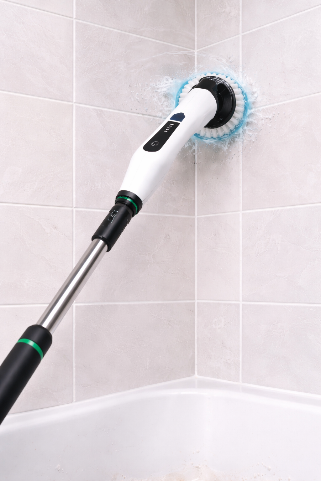 Scrublies™ Pro Electric Scrubber with Adjustable Pole